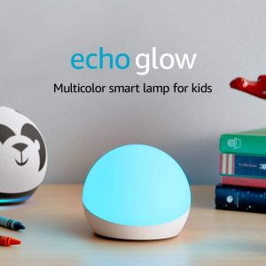 Echo Glow – Multicolor smart lamp for kids, a Certified for Humans Device – Requires compatible Alexa device