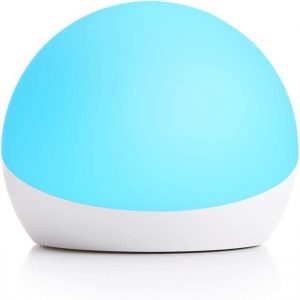 Echo Glow – Multicolor smart lamp for kids, a Certified for Humans Device – Requires compatible Alexa device