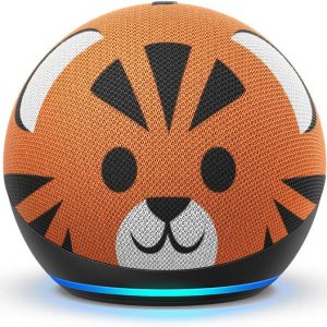 Echo Dot (4th Gen) Kids | Our cutest Echo designed for kids, with parental controls | Tiger